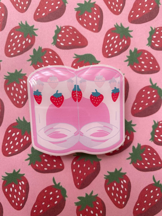Strawberry Cup Phone Grip