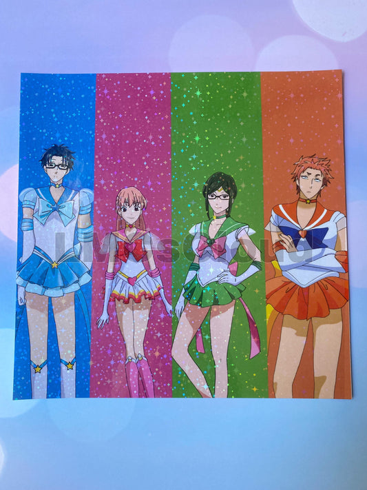 Wotakoi x Sailor Moon Cosplay Print